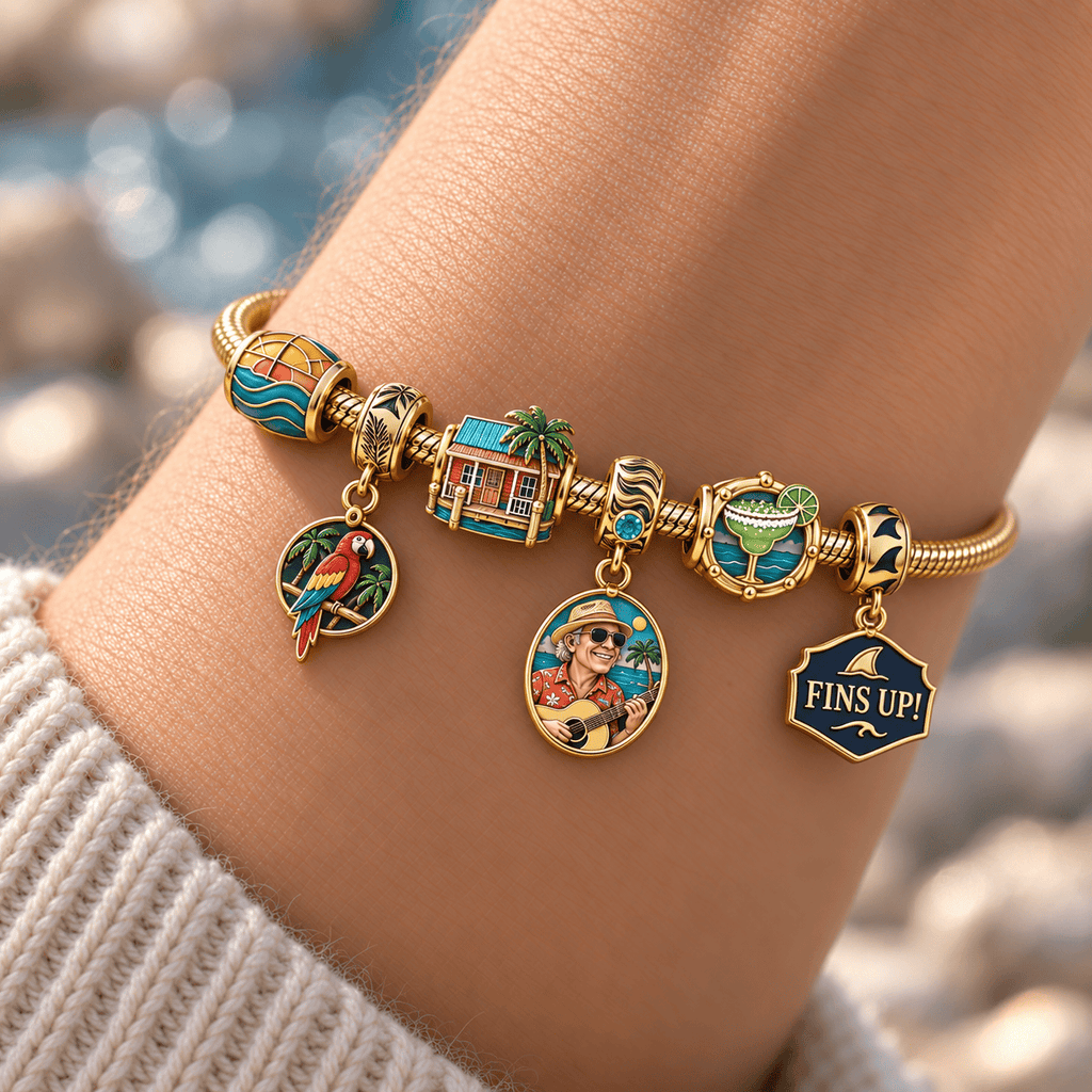 JBT Gold Charm Bracelet Set HQH