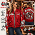 Premium OSB Bomber Leather Jacket NHVH